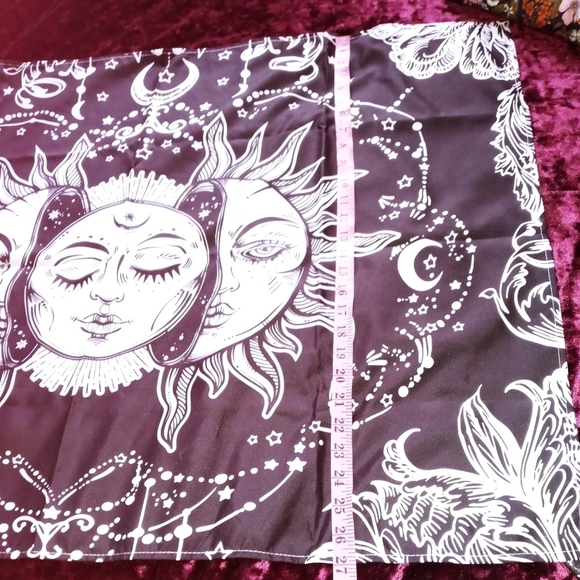Tapestry wall hanging moon and sun tapestry 37x 28" - Picture 4 of 6